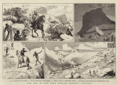 El fin de la guerra zulú, en el país de Morosi de Charles Edwin Fripp